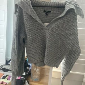 Grey sweater from Forever 21